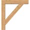 Ekena Millwork Traditional Block Smooth Bracket w/ Offset Brace, Western Red Cedar, 7 1/2"W x 40"D x 44"H BKT0806X40X44TRA05SWR - alternate 2
